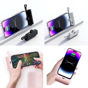 Mini Emergency Pocket Wireless Capsule Power Bank 10000 mAh