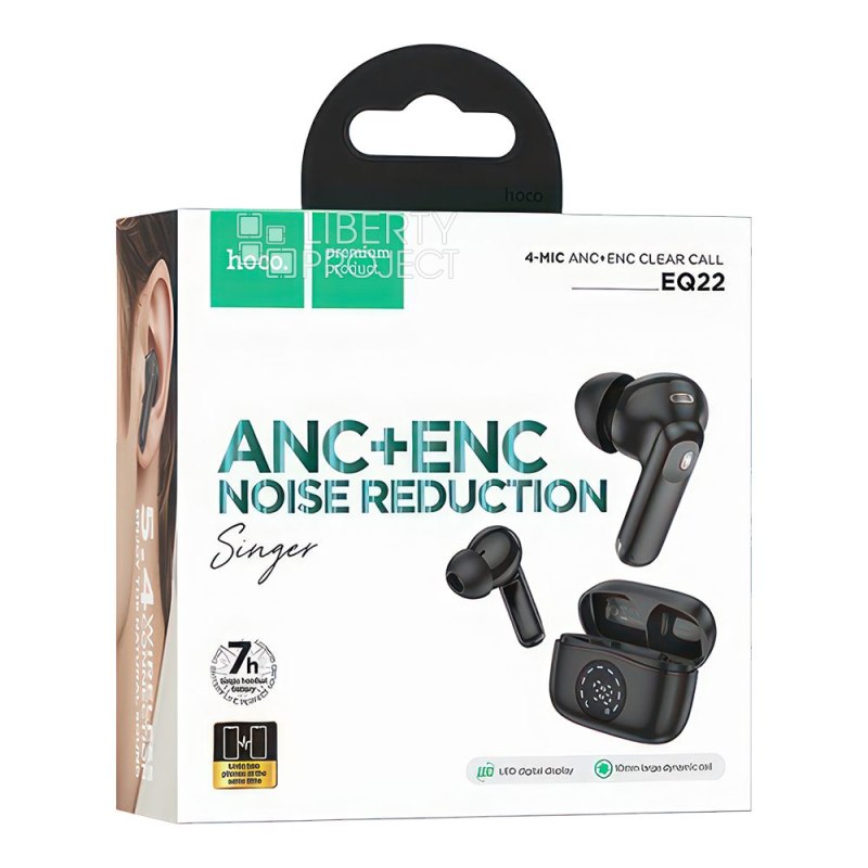 Hoco EQ22 Singer True Wireless ANC+ENC Noise Reduction BT Earbuds